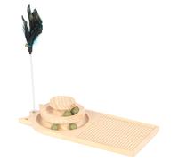 Duvo+ Jouet Pour Chat Play 'N Scratch 40x19cm Avec Herbe À Chat Et Ventouses