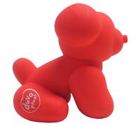 Duvo+ Jouet Pour Chien En Latex Balloon Pug Rouge 9,5x6x8,5cm Avec Siffleur