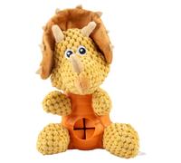 Duvo+ Jouet pour Chien Tricératops Snackspender Peluche Gummibauch 19x16cm