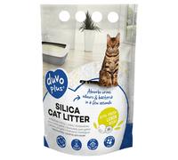 duvoplus, Premium Silica litière Citron 1-8mm - 5L - 2kg Jaune/Blanc, pour l'Hygiène, Jaune/Blanc, Chat