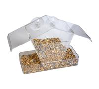 Duvo+ Maison De Nourriture Pour Oiseaux Bilbao 24x9x15 Cm Transparent