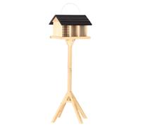 Duvo+ Mangeoire Pour Oiseaux De Jardin Modena, 3 Compartiments, 37x28x113 Cm