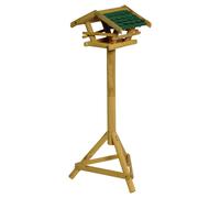 Mangeoire pour oiseaux de ciel à pied Duvoplus Rimini Marron 37x28x106 cm