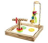 Jouet pour oiseaux terrain de jeu Duvoplus Kiki Multicolore 35x35x37,5 cm