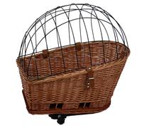 Duvo+ Panier De Vélo En Osier Avec Coussin Provence Pour Chiens 35x55x49cm 13kg