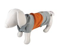 Duvo+ Pull Pour Chien Cozy Gris/Orange - Pull D'Hiver Chaud Pour Chiens