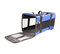 Duvo+ Sac De Voyage Bleu/Noir Pour Chiens 47x25x27 Cm, Max. 7 Kg