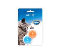 DUVO+ TPR Assortiment Balle en Forme Hérisson pour Chat 2 Pièces