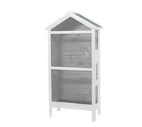 Volière Duvoplus Woodland Asti Cottage Blanc 82x40x160 cm