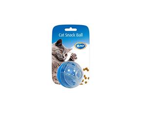 duvoplus, Balle Snack 5x5x5cm Bleu, Satisfait l'instinct t de Chasseur du Chat, Le Jeu est récompensé par Une friandise, Balle à friandises pour Chats, Jouet interactif pour Votre Chat