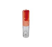 duvoplus, Bouteille légère 450 ML, Rose, Ne Goutte Pas, pour Les déplacements, De l’Eau Potable en Permanence par Le Biais d’Une Simple Pression sur Le Bouton, Design courbé à la Mesure du Chien