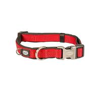 duvoplus, Collier Confortable et Contemporain GA mme EXPLOR North, Taille 35-55 cm/20 mm Rouge, pour Chien, Idéal pour des promenades et expéditions aventureuses