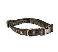 duvoplus, Collier Confortable et Contemporain GA mme EXPLOR North, Taille 40-65 cm/25 mm Noir, pour Chien, Idéal pour des promenades et expéditions aventureuses
