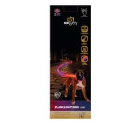 duvoplus Collier Lumineux pour Chien LED USB TPU Multicolore Taille L | Seecurity : anneau lumineux TPU multicolore, visible jusqu'à 300 m, lumière constante, taille L (65 cm)