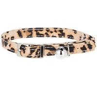 duvoplus, Collier pour Chat Léopard 20-30 cm / 10 mm imprimé léopard, Adaptable à la Taille de Votre Chat, Facile à Utiliser, Qualité Outdoor, avec Dispositif de sécurité Pratique