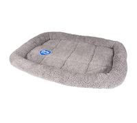 duvoplus, Coussin en Peau de Mouton pour Chiens Sheepskin 60x45cm Beige, Peau de Mouton, Bord épais pour Plus de Soutien, Adapté à Une Cage de Transport, Confort élevé