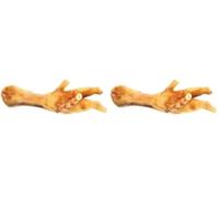 duvoplus, Farmz Pattes de Poules 250gr, Pauvre en Graisses, 100% Naturel - 100% Poulet, Aucun Parfum, Colorant ni arôme ajouté, Complément Alimentaire pour Chiens (Lot de 2)