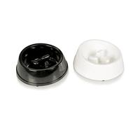 Gamelle pour chien anti-glouton Duvoplus Glossy Noir 26,4x26,4x9,7 cm