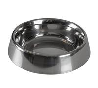 duvoplus, Gamelle Glossy Anti-Fourmi XL - 1900 ML - 25 cm, Design Anti-Fourmis spécial avec côtés latéraux surélevés, Fond antidérapant, Acier Inoxydable brossé, Lavable au Lave-Vaisselle