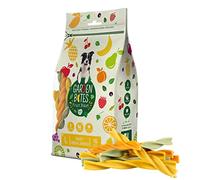 duvoplus, Garden Bites Fruity dental swirls 16cm - 15pcs couleurs mélangées, Snacks végétariens au délicieux goût fruité pour chiens, sans Gluten, Dental Care, pour Une Haleine Fraiche