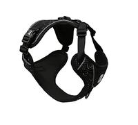 duvoplus, Harnais Confortable et Contemporain Gamme Ultimate Fit NO Pull Fashion, Taille M - 35-60cm - 57-80cm Granite Black, Waterproof, qualité Durable, Idéal pour la Promenade
