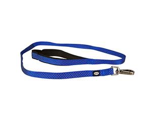 duvoplus, Laisse Confortable et Contemporaine Gamme EXPLOR East, Laisse Résistante et étanche 120cm/15mm Bleu, Waterproof, qualité Durable, Idéal pour la Promenade