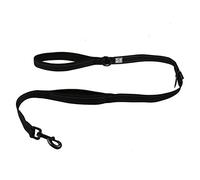 duvoplus, Laisse Gamme Ultimate Fit on-The-Road Fashion Taille, 130cm - 25mm Granite Black, La Laisse de Confort Ultime avec Languette de Ceinture de sécurité
