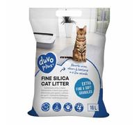 Litière pour chat fine Duvoplus Premium Silica Blanc 0,5/2 mm / 16 L