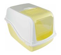 duvoplus Maison de Toilette pour Chat avec Filtre et Pelle Sybil 57 cm | fresh & clean : maison de toilette fermée avec filtre anti-odeurs et pelle incluse, entretien facile