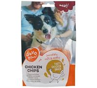 duvoplus, Meat! Chips de Poulet 80gr - ± 35st, Snack Tendre à la Viande, Idéal comme Snack ou récompense pour Les Chiens à partir de 6 Mois, Maximum 20% du Menu Quotidien, Emballage refermable