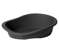 duvoplus, Panier Ergonomique en Plastique Classic 50x35x16cm mocaccino, Panier en Plastique résistant, Fond perforé pour Une Ventilation optimale, avec Pieds antidérapants, Facile à Laver