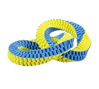 duvoplus, Supa` Nylon Double Hoop 20x13cm Bleu/Jaune, Jouet, Bleu/Jaune, Chien