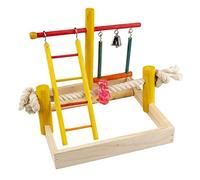 duvoplus, Terrain de Jeu Pino 22,5x22,5x20cm Multicolore, Oiseaux, Multicolore, Oiseaux