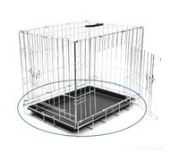 duvoplus, Tiroir Plastique pour Cage Fer Pliable Giant - 123x77cm, avec Rebord surélevé, Convient pour Les Cages a Fer de Base, Topline et Heavy Duty, Même Taille Que Les Coussins