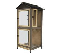 Volière Duvoplus Woodland Citadel Country Marron 70x70x151 cm
