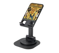 DUWAA Ancient Egypt Tribe Series Print Support de téléphone portable rotatif à 360 °, support de téléphone portable pliable