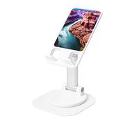 DUWAA Beauty Grand Canyon Support de téléphone rotatif à 360°, support de téléphone portable, réglable, pour bureau, maison, bureau et appels vidéo