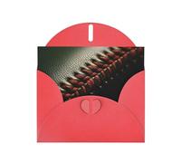 DUWAA Business Baseball Lace Close Up3 Print Cartes de vœux pour clients et clients Employés adultes Vacances 10,2 x 15,2 cm