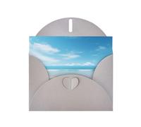 DUWAA Business Beautiful view of the sea 2 Print Greeting Cards for Clients and Customers Adult Employés Holiday Greeting, 10,2 x 15,2 cm