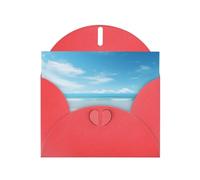 DUWAA Business Beautiful view of the sea 2 Print Greeting Cards for Clients and Customers Adult Employés Holiday Greeting, 10,2 x 15,2 cm
