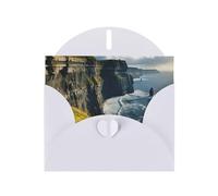 DUWAA Business Ireland Outdoors Cartes de vœux pour clients et employés adultes Motif comté de Clare The Cliffs 10,2 x 15,2 cm