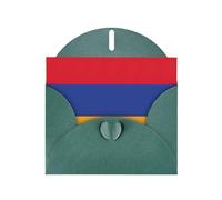 DUWAA Cartes de vœux avec drapeau de l'Arménie pour les clients et les employés adultes 10,2 x 15,2 cm