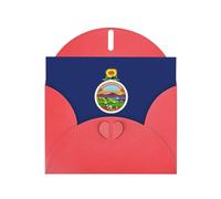 DUWAA Cartes de vœux professionnelles avec drapeau de l'État du Kansas pour clients et clients employés adultes 10,2 x 15,2 cm