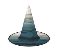 DUWAA Chapeau de sorcière imprimé Within The Tides - Chapeau de sorcière - Chapeau d'Halloween pour femme et adulte - Accessoire de fête - 1 pièce