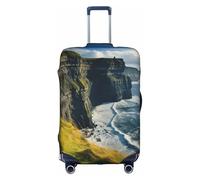 DUWAA Ireland Outdoors Housse de protection élastique pour bagage Motif Clare The Cliffs, blanc, Small