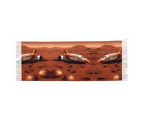 DUWAA Mars Planet Écharpe en cachemire pour femme Cadeau d'hiver Châles et écharpes Pashmina