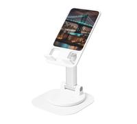 DUWAA New York Manhattan Bridge Night Print Support de téléphone portable rotatif à 360 °, support de téléphone portable pliable, support de téléphone portable