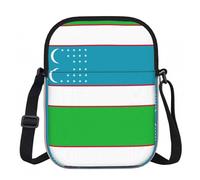 DUWAA Sac à bandoulière Oxford imprimé drapeau de la République d'Ouzbékistan, résistant à l'eau, sac à main réglable pour femme, voyage, usage quotidien