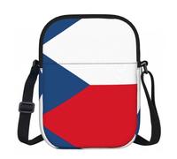DUWAA Sac à bandoulière Oxford imprimé drapeau de la République tchèque, sac à main réglable résistant à l'eau pour femme, voyage, usage quotidien