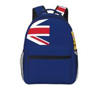 DUWAA Sac à dos de camping avec bretelles réglables Motif drapeau des îles Turques et Caïques